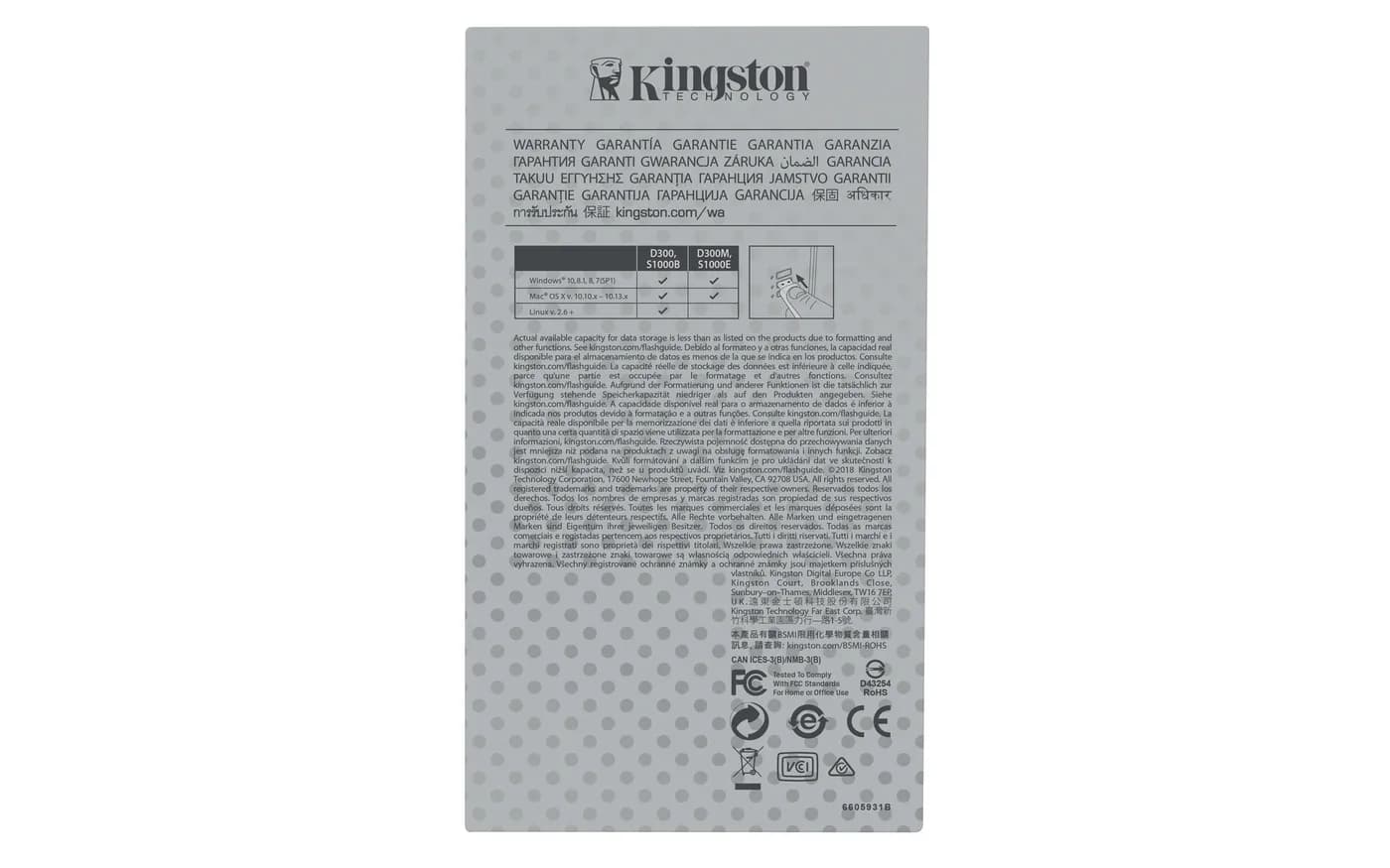 Kingston Technology IronKey S1000 unidad flash USB 128 GB USB tipo A 3 7