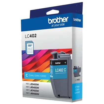 Brother LC402CS cartucho de tinta 1 pieza(s) Original Rendimiento está 5