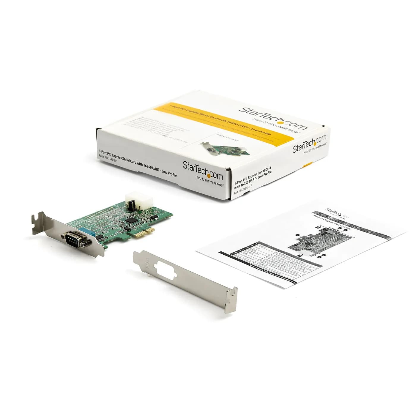 StarTech.com Tarjeta Adaptadora Serial PCI Express RS232 de 4 Puertos  6