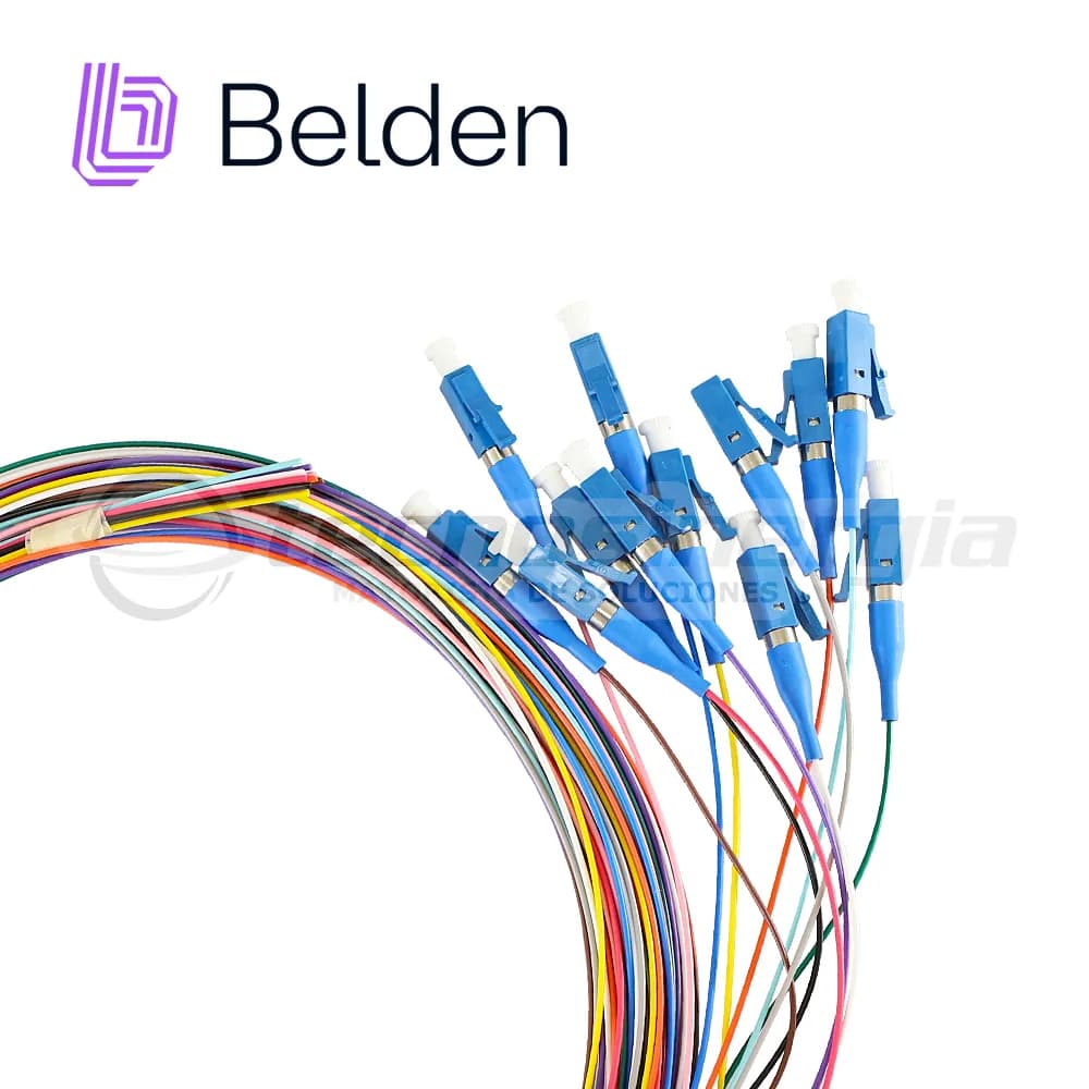 KIT PIGTAIL FIBRA BELDEN FTSLC900PR12 MONOMODO LC SIMPLEX OS2 INCLUYE  2