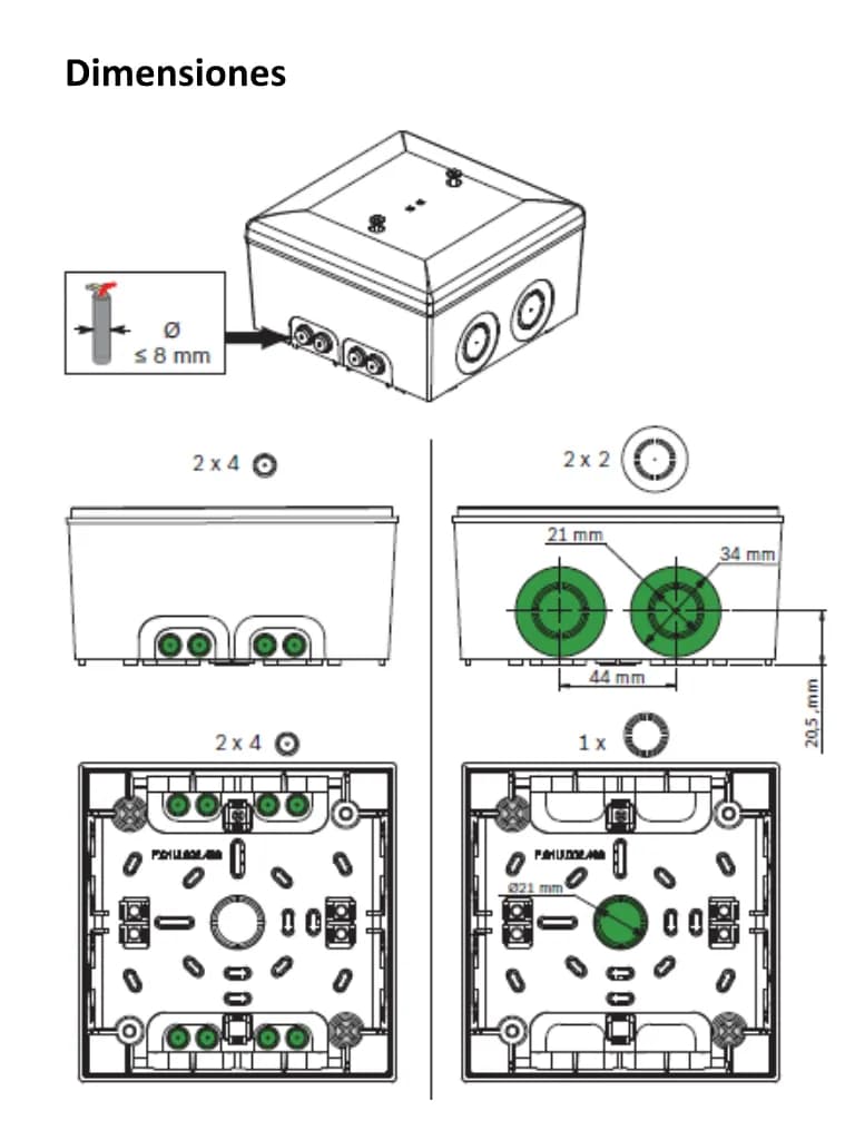 BOSCH F_FLM4204CONS - Modulo de interconexion convencionales de cuatro 6