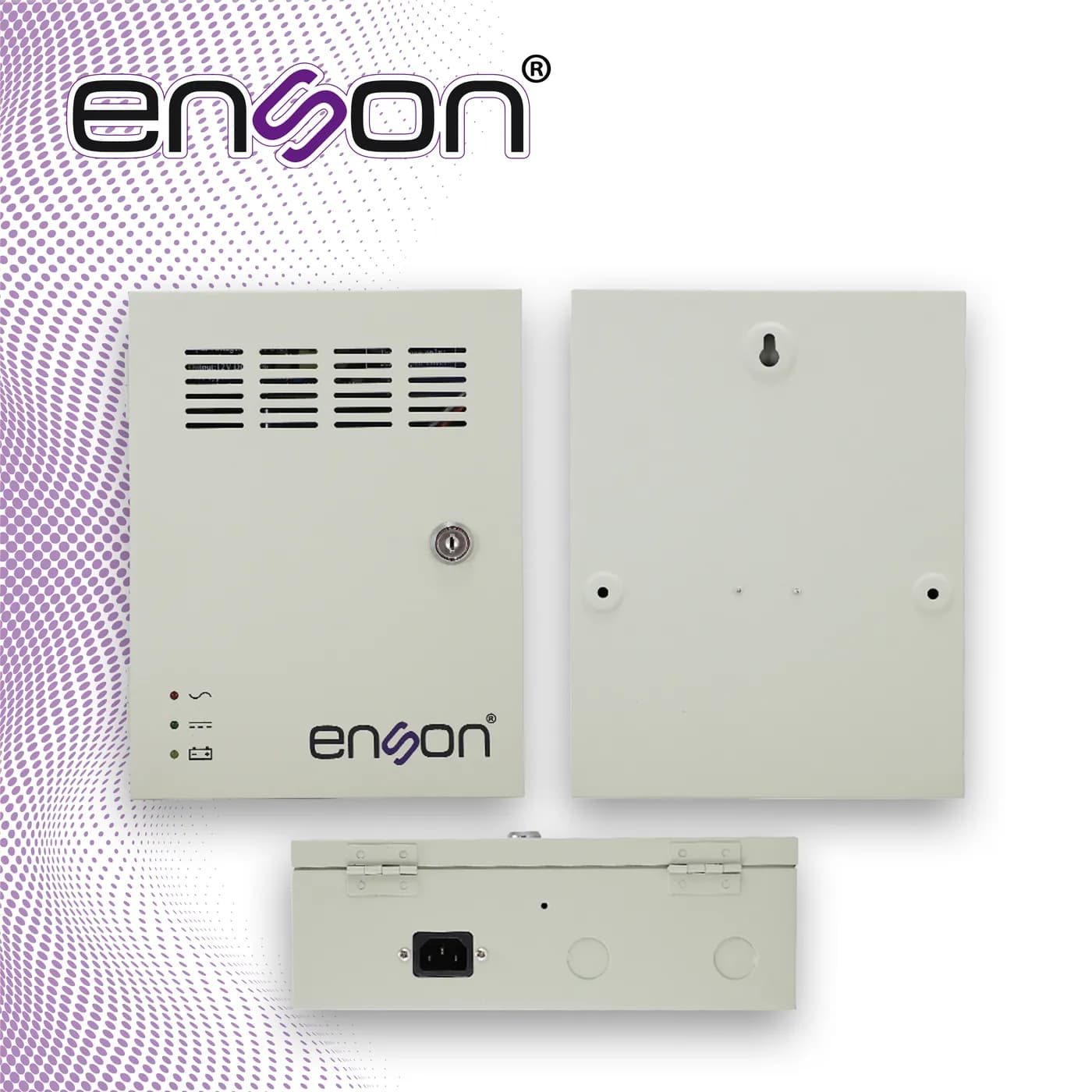 FUENTE DE PODER TIPO CAJA ENSON PSB10A-1209BACKUP 12VDC 10AMP 9 CANALE 7