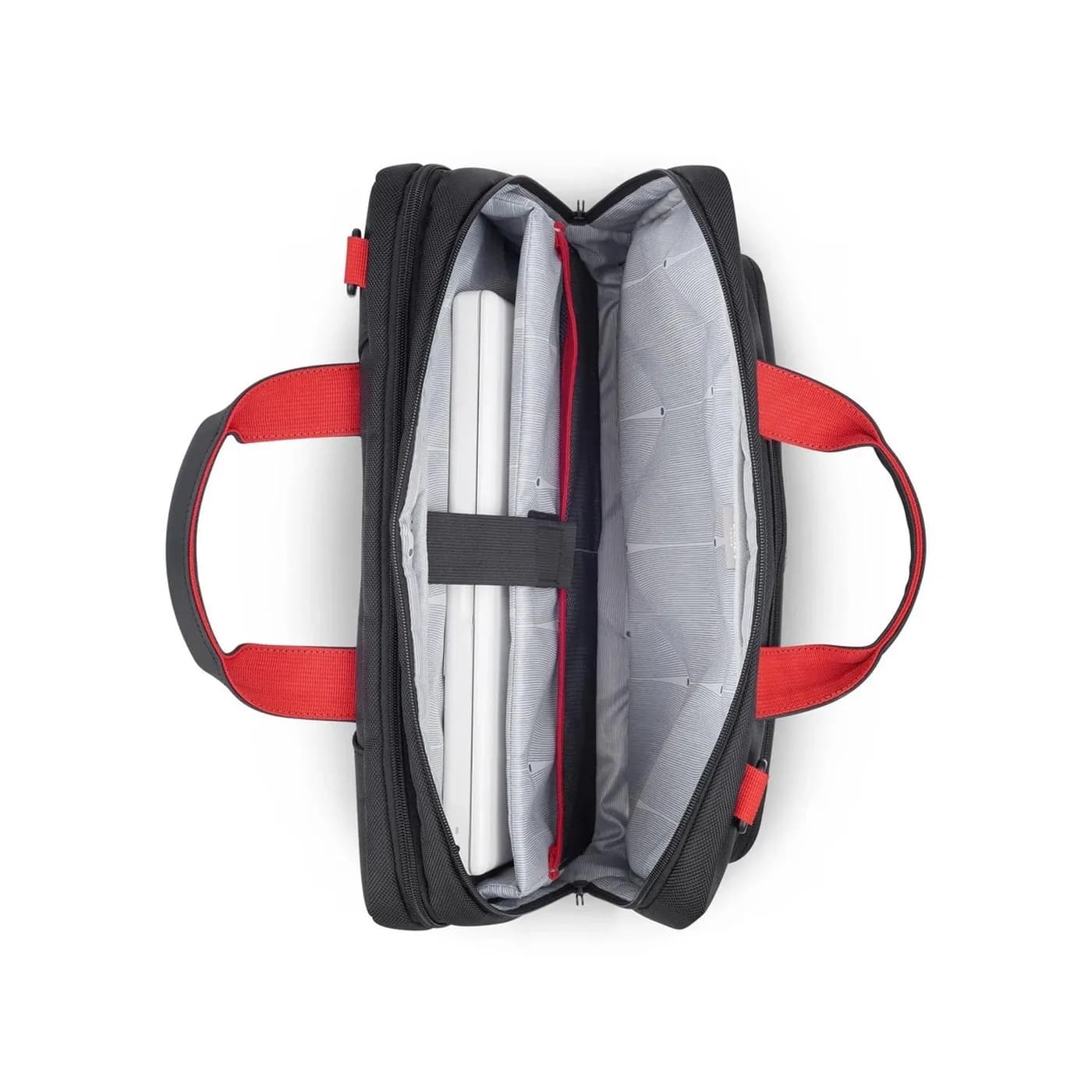DELSEY MALETIN PARVIS  TELA 15.6 PULG. NEGRO 2 COMPARTIMENTOS SATCHEL 5
