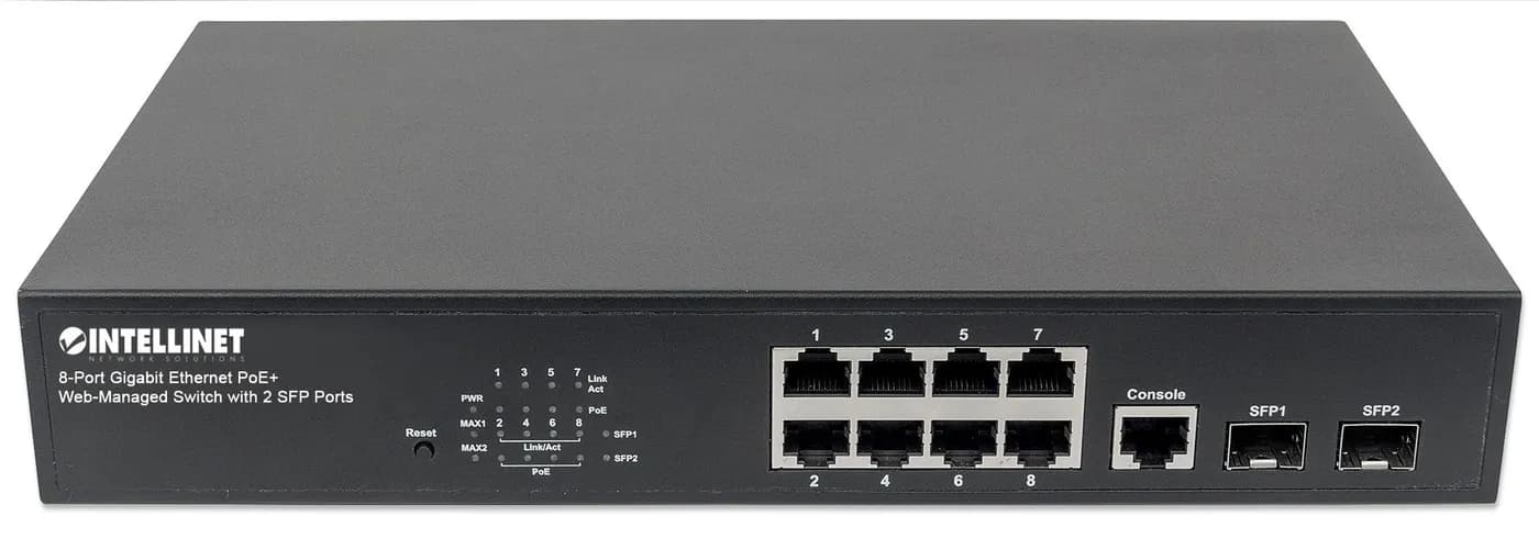 Intellinet 561167 dispositivo de redes Gestionado Gigabit Ethernet (10 4