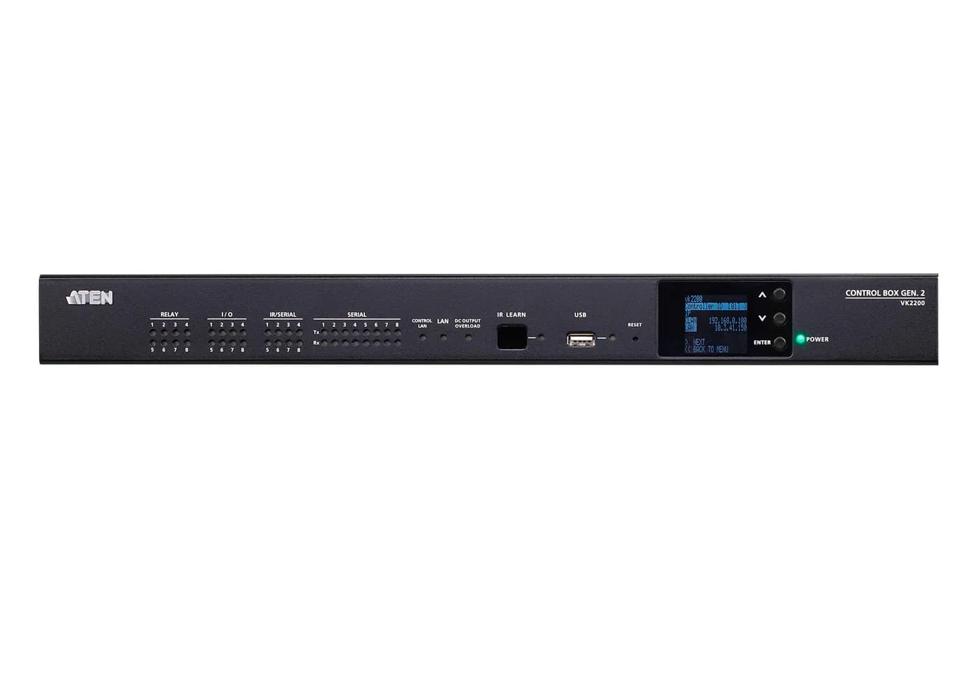 Caja de control / Procesador 4 núcleos / 2 GB RAM / LAN dual aislada / 2