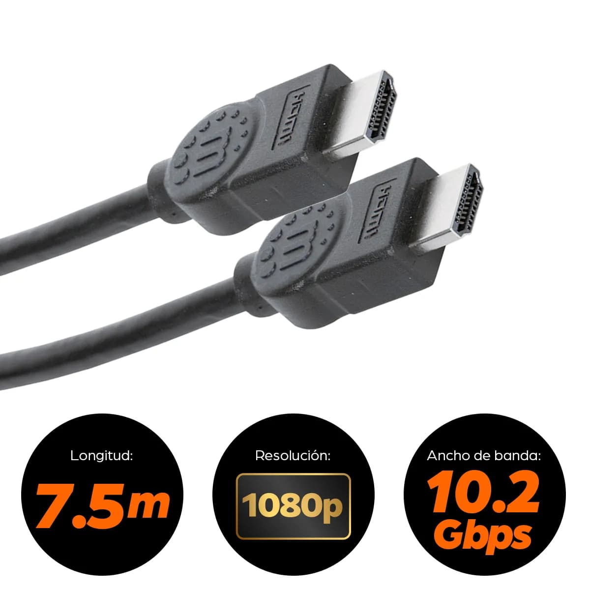 Manhattan Cable HDMI de Alta Velocidad 6