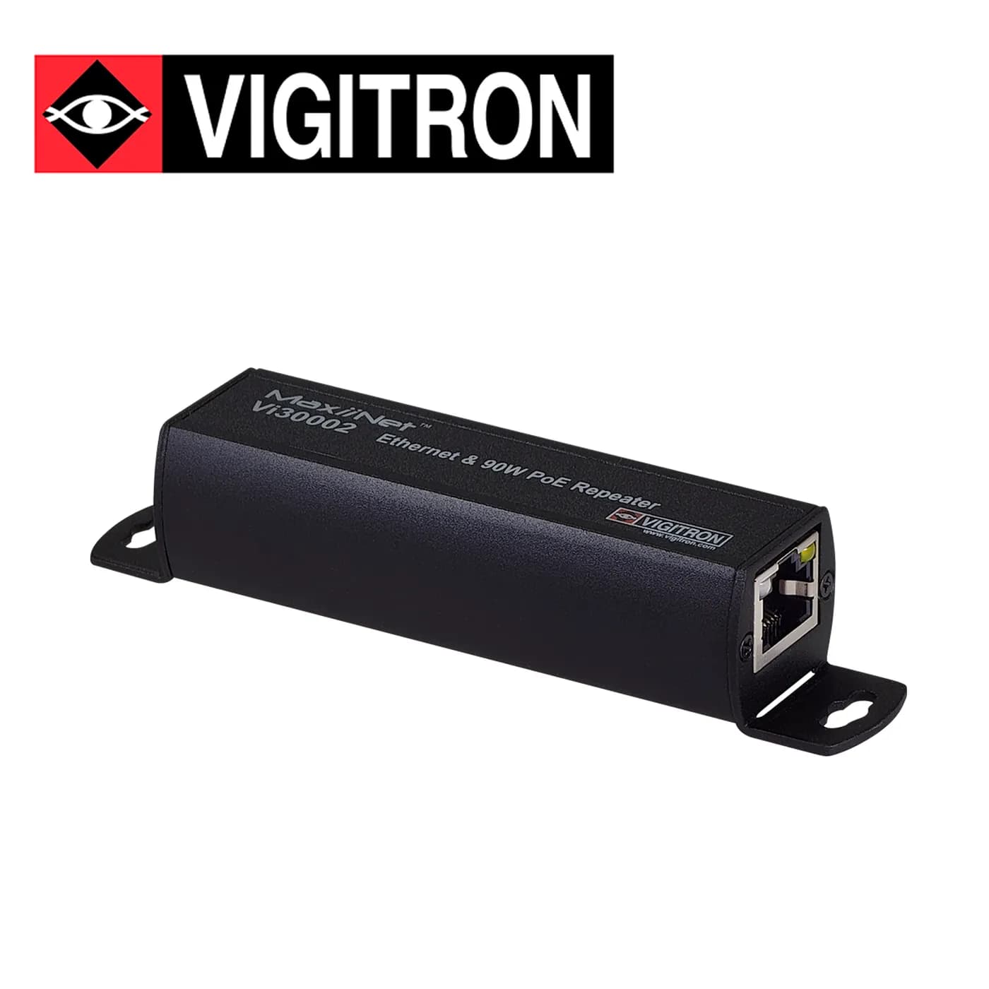 REPETIDOR POE VIGITRON  VI3002 / 10M /100M EXTIENDE SEÑAL POE DE 60W H 2