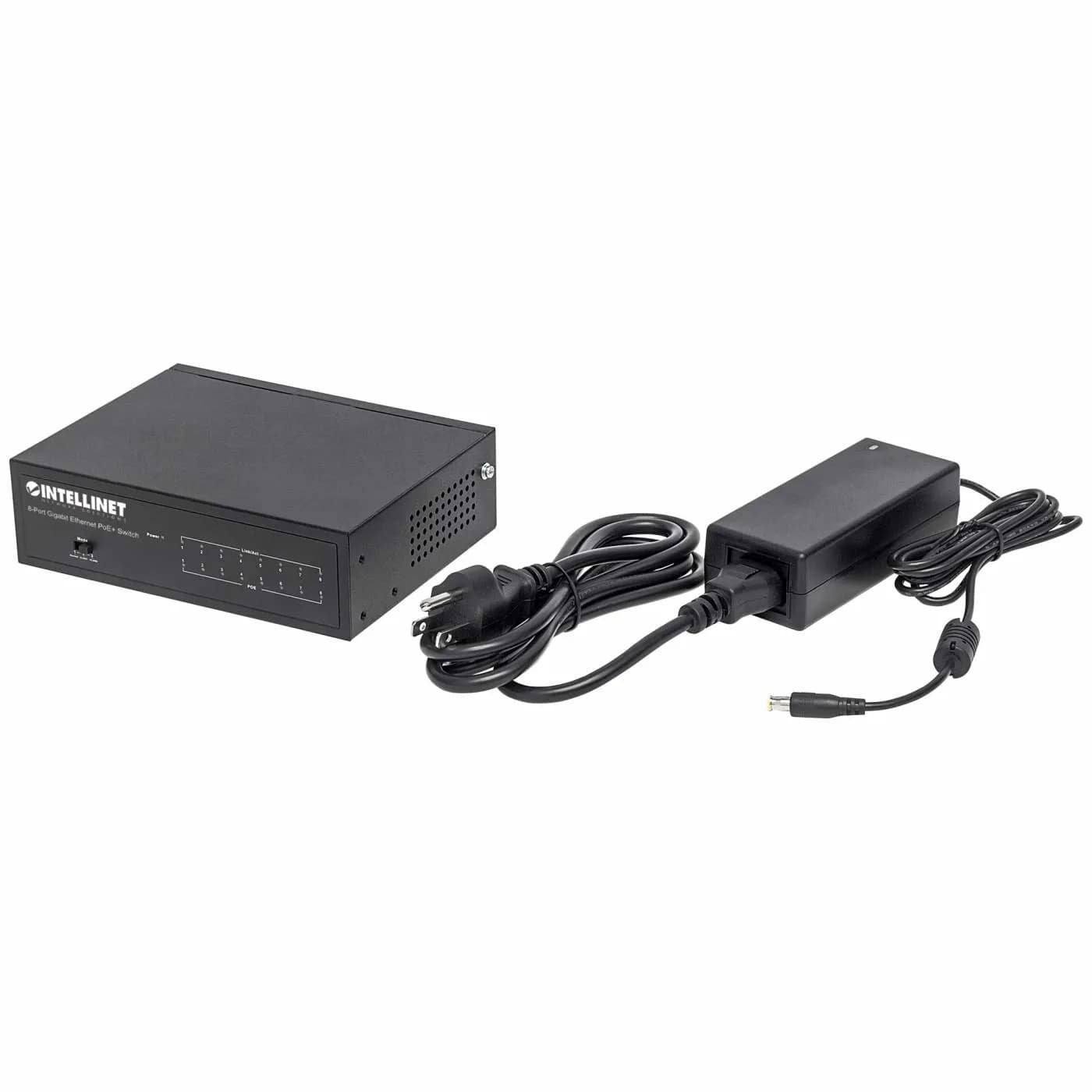 Intellinet Switch PoE+ Gigabit Ethernet de 8 puertos 8