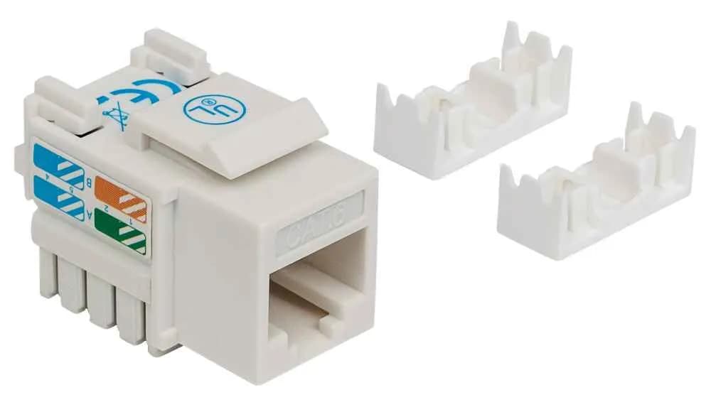 Intellinet JACK RJ45 CAT6 KEYSTONE DE IMPACTO BLANCO 3