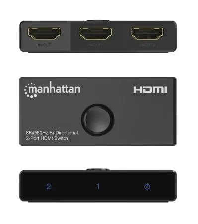Manhattan 207997 conmutador de vídeo HDMI 4