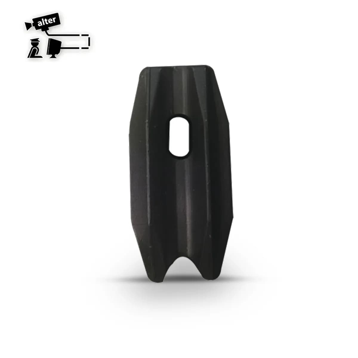 AISLADOR DE ESQUINA PARA POSTE DE 1/2 O 3/4PULGADA COLOR NEGRO PARA CE 2