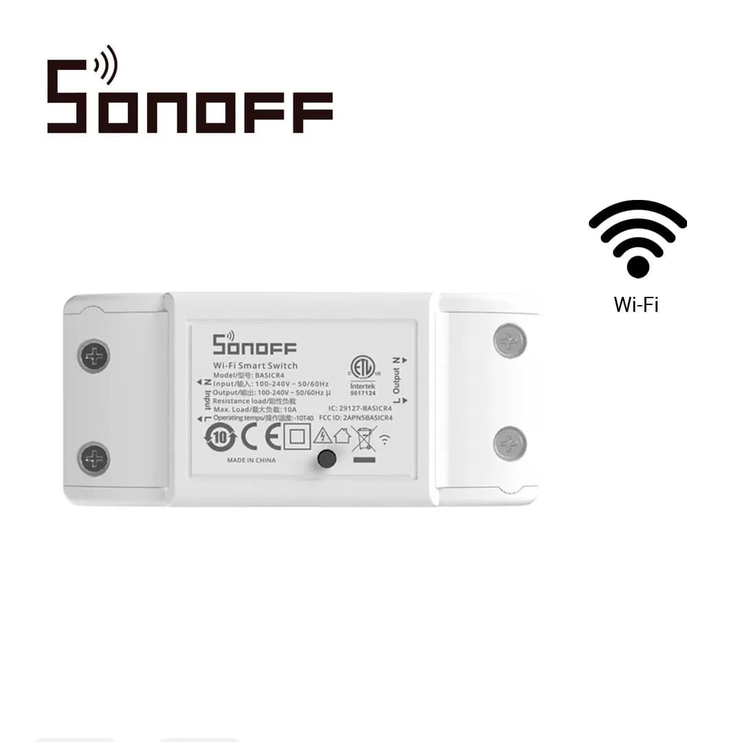 INTERRUPTOR ON/OFF SONOFF BASICR4 / SMART INALAMBRICO / WIFI PARA SOLU 4