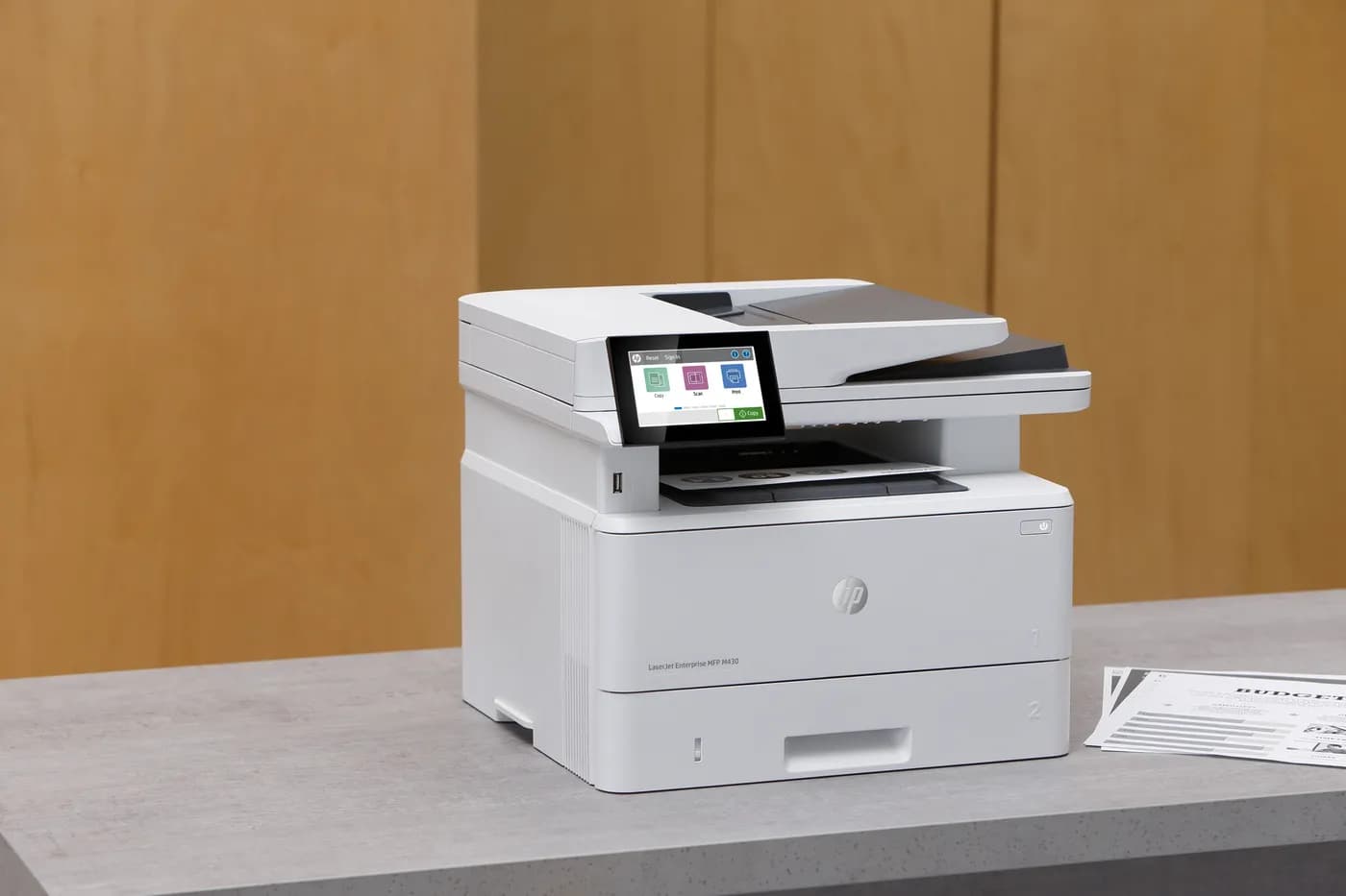 HP LaserJet Enterprise M430f Multifunction Blanco y negro Impresora, E 7