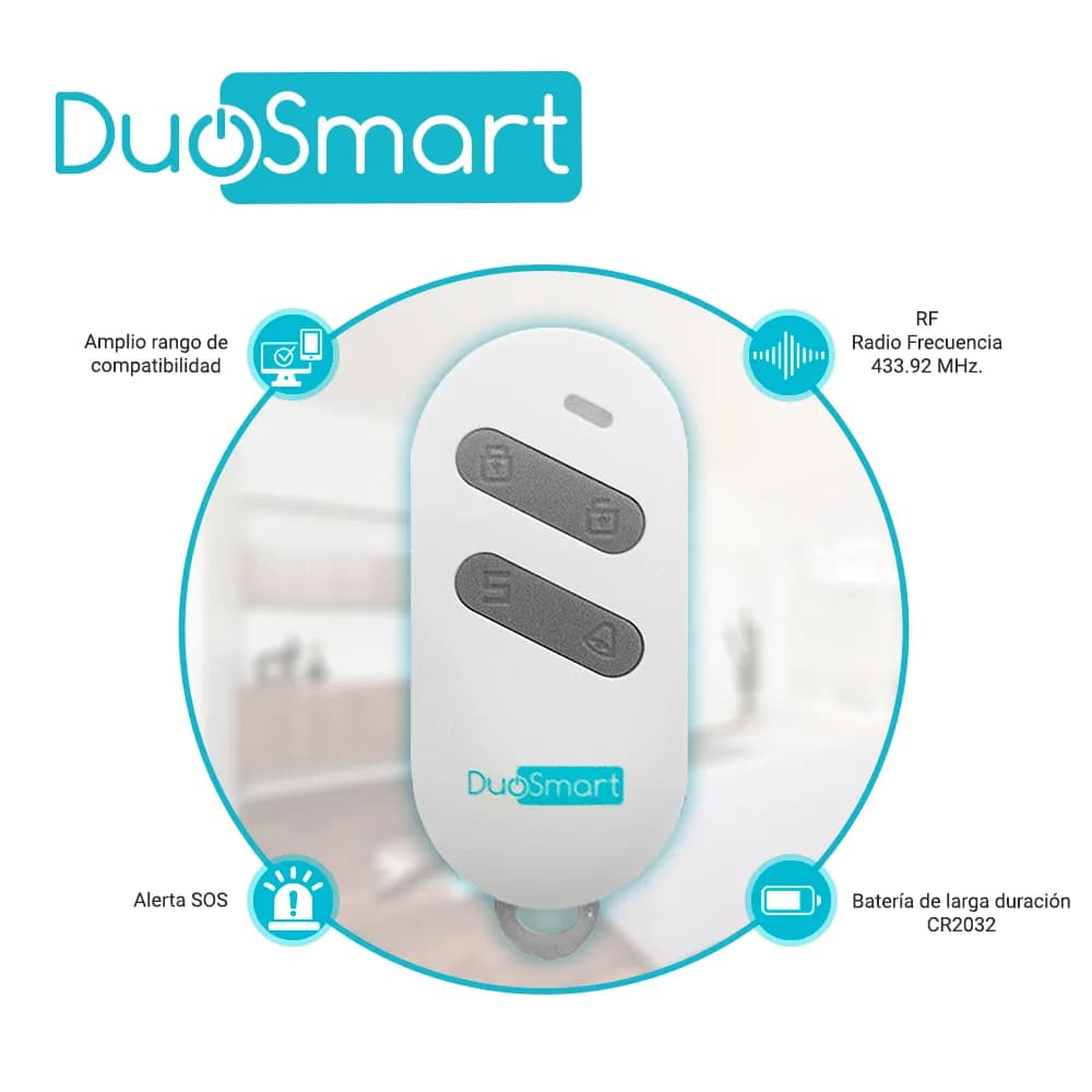 LLAVERO INALAMBRICO RF SERIE C DUOSMART CRM1 COMPATIBLE CON PANELES C1 2