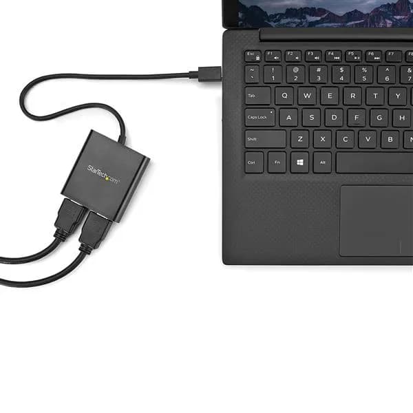 StarTech.com Adaptador USB a HDMI Doble - Hub MST USB Tipo C - Divisor 5