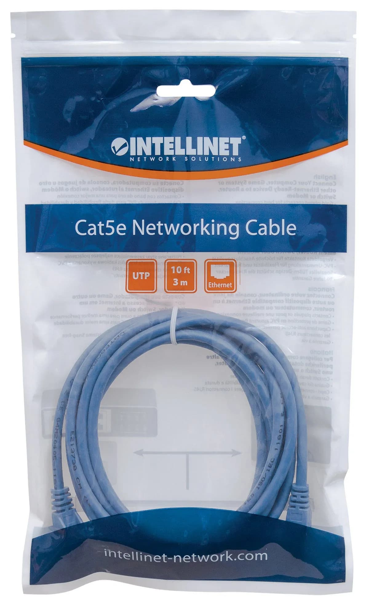 Intellinet 342582 cable de red Azul 1.5 m Cat6 U/UTP (UTP) 4