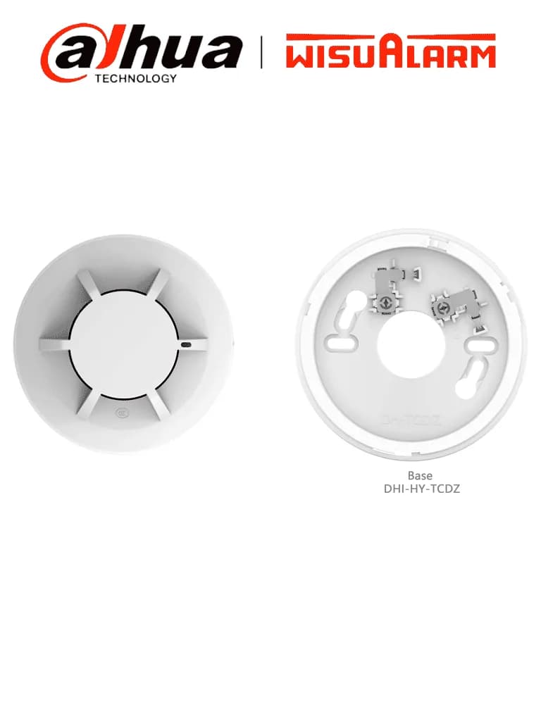 DAHUA WISUALARM DHI-HY-1301 - Detector de Humo Fotoeléctrico Direccion 2