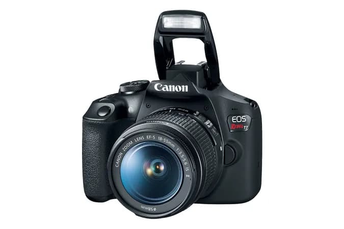 Canon EOS Rebel T7 EF-S 18-55mm IS II Kit Juego de cámara SLR 24.1 MP  3
