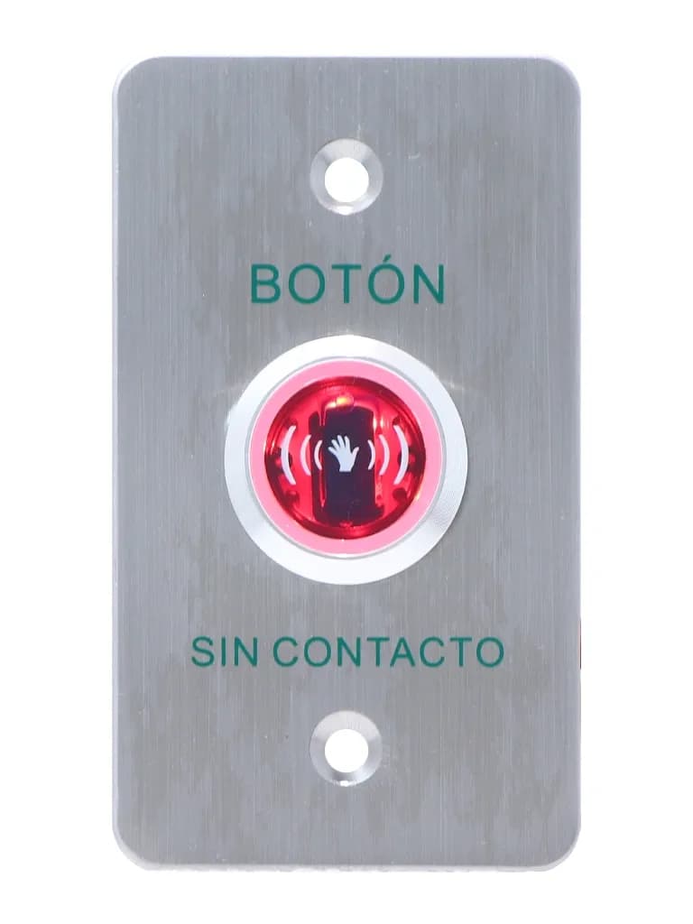 YLI ISK841BLED - Botón de Salida sin Contacto, Indicador LED, Acero In 3