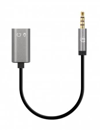 Manhattan Adaptador Auxiliar en “Y” de un Plug a 2 salidas 3.5 mm 3