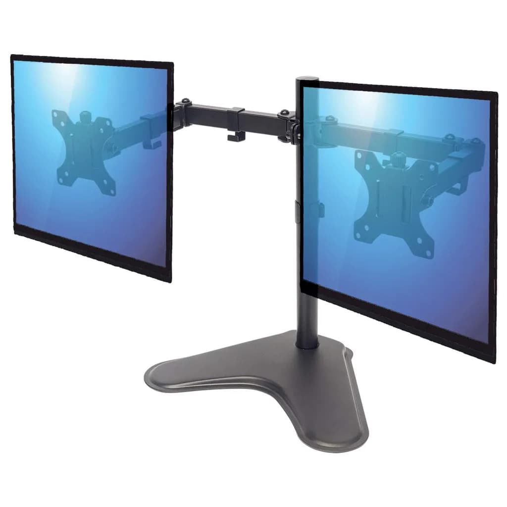 Manhattan Soporte para dos monitores, movimiento con brazos de doble a 4