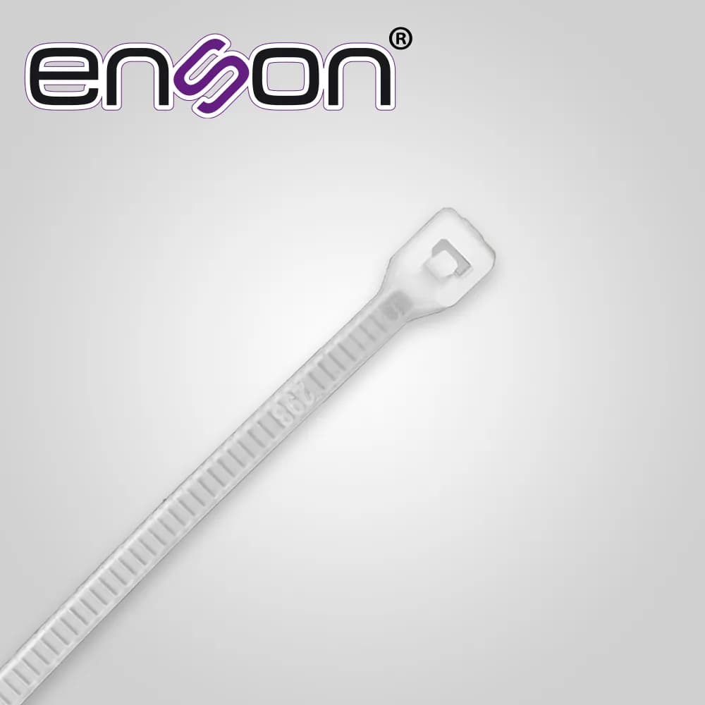 CINCHO DE NYLON ENSON ENS-CH100W COLOR NATURAL DE 2.5 X 100MM DE LONGI 2