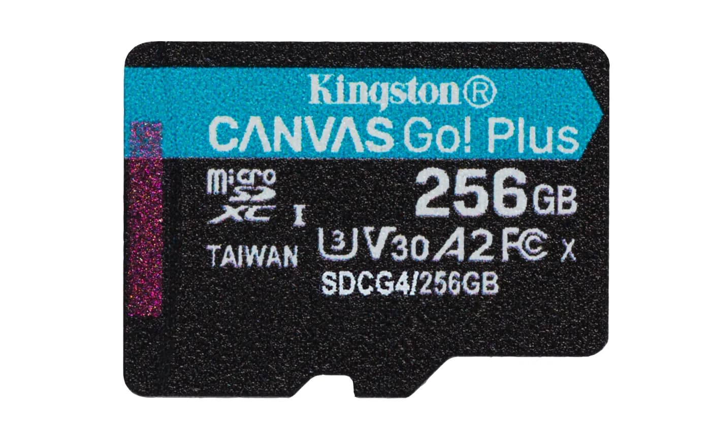 Kingston Technology Canvas Go! Plus 256 GB MicroSD UHS-I Clase 10 2