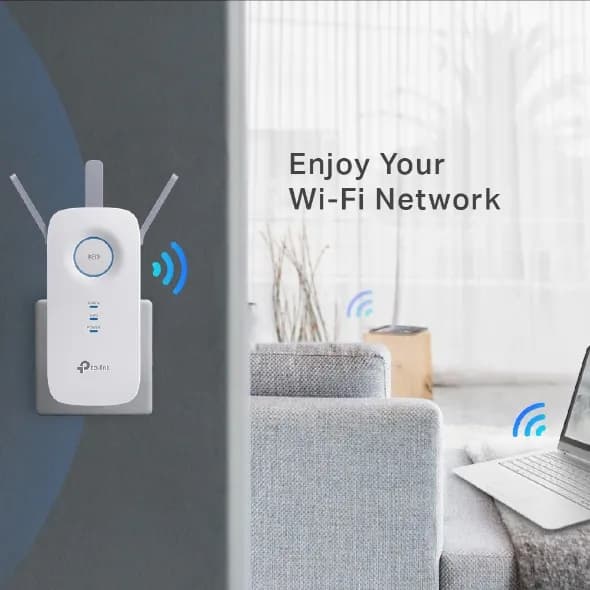 TP-Link AC1750 Wi-Fi Repetidor de red Blanco 10, 100, 1000 Mbit/s 3
