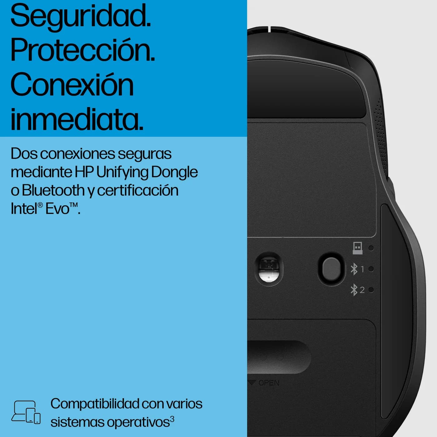 HP Mouse modo dual 685 Comfort 4