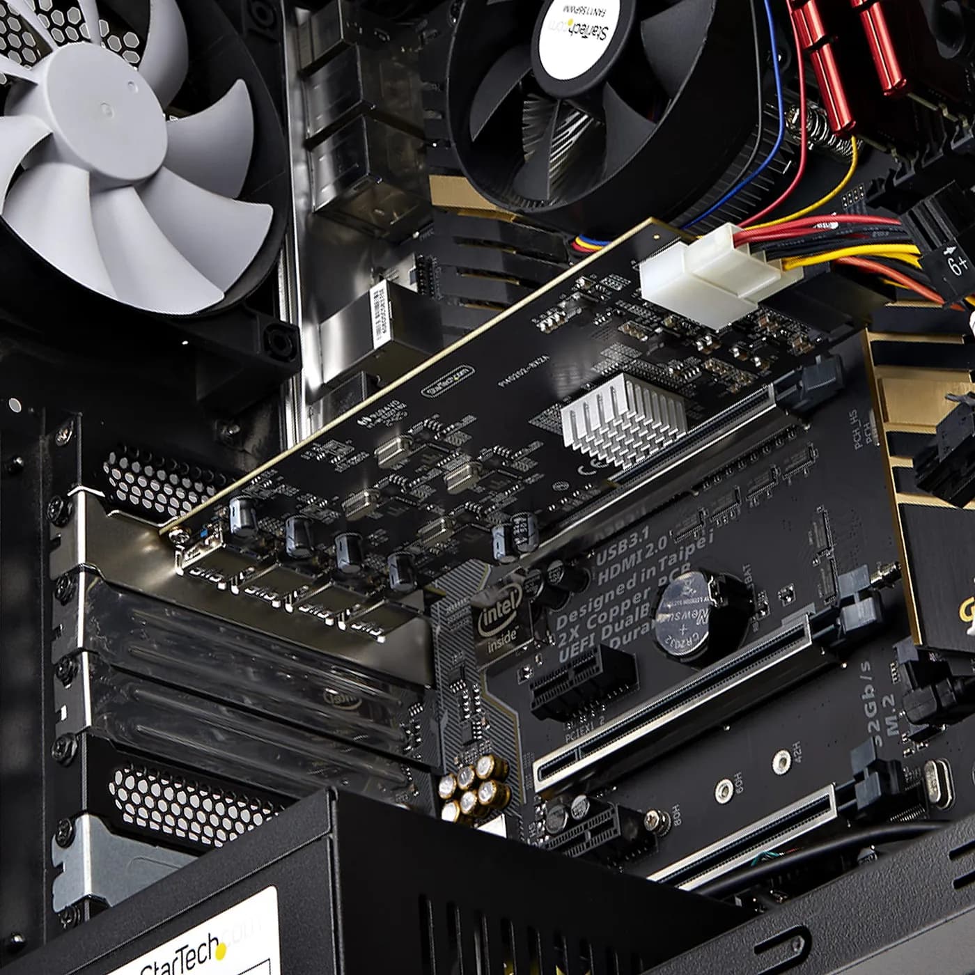 StarTech.com Tarjeta PCI Express de 4 Puertos USB-A - Tarjeta PCIe USB 7