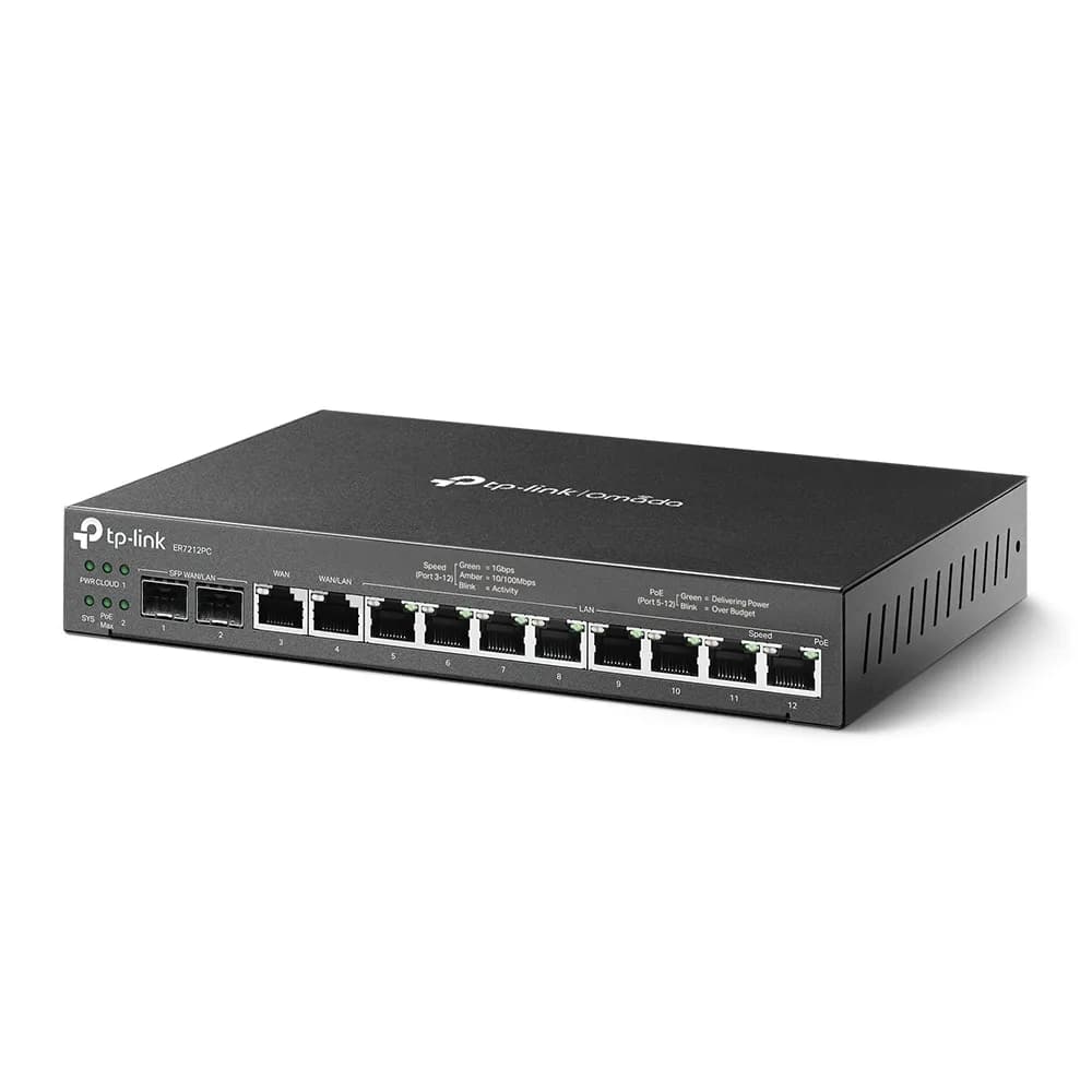 TP-Link Omada ER7212PC enrutador Gigabit Ethernet Negro 3