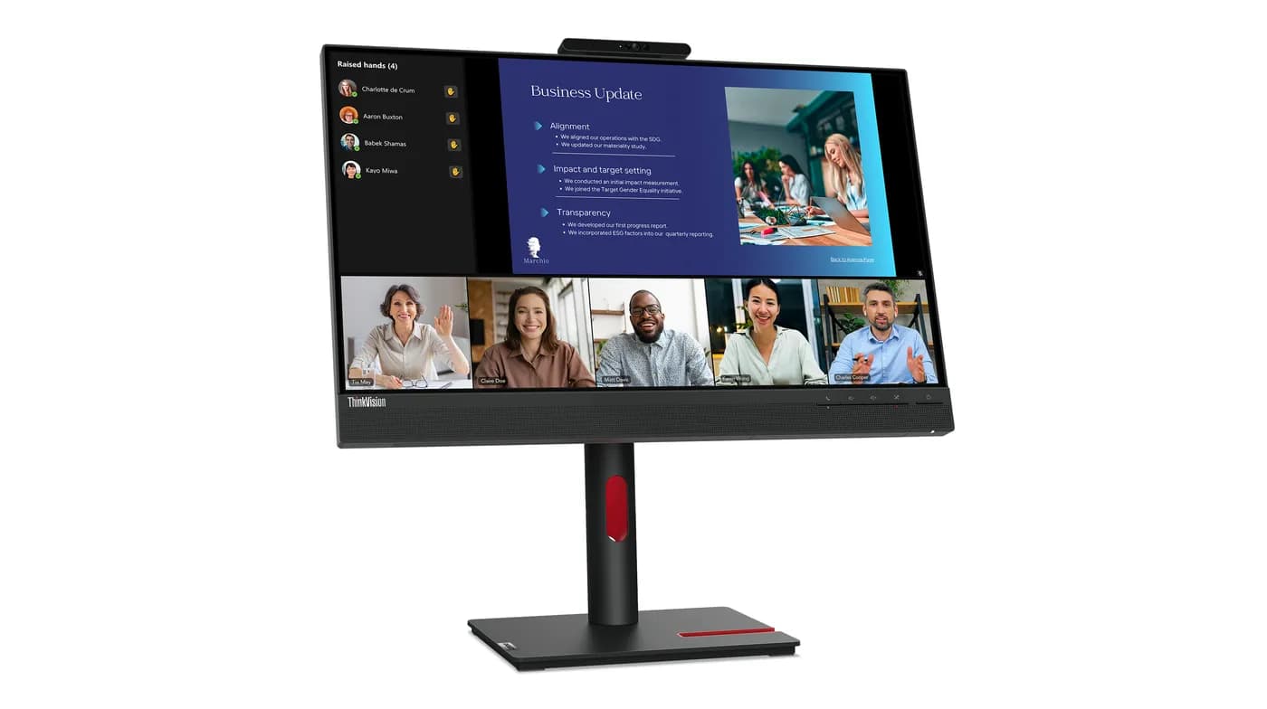 Lenovo ThinkVision T24v-30 monitor de computadora 60.5 cm (23.8") 1920 2