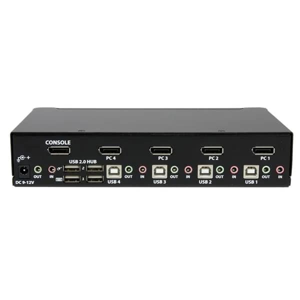 StarTech.com Conmutador Switch KVM 4 puertos Video DisplayPort DP Hub  3
