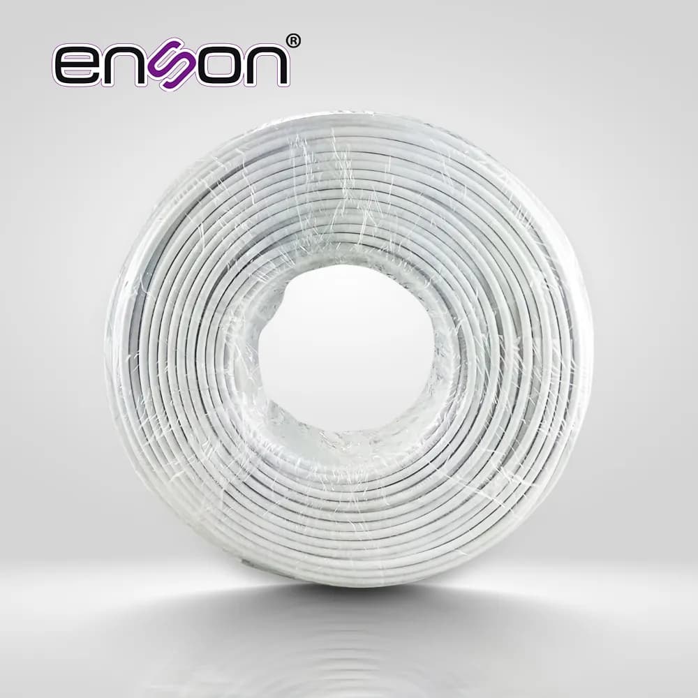 CABLE UTP SIAMES ENSON 52101W250 4C PARA DATOS Y DOS CABLES CALIBRE 18 3