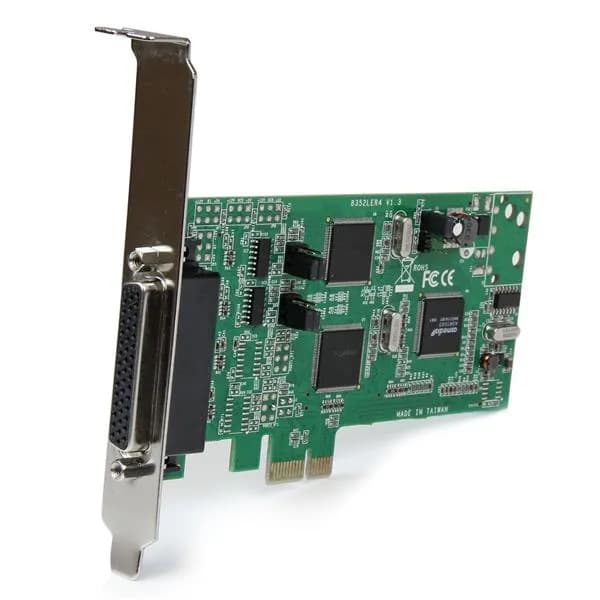 StarTech.com Tarjeta Adaptadora PCI Express PCI-E de 4 Puertos Serial  4