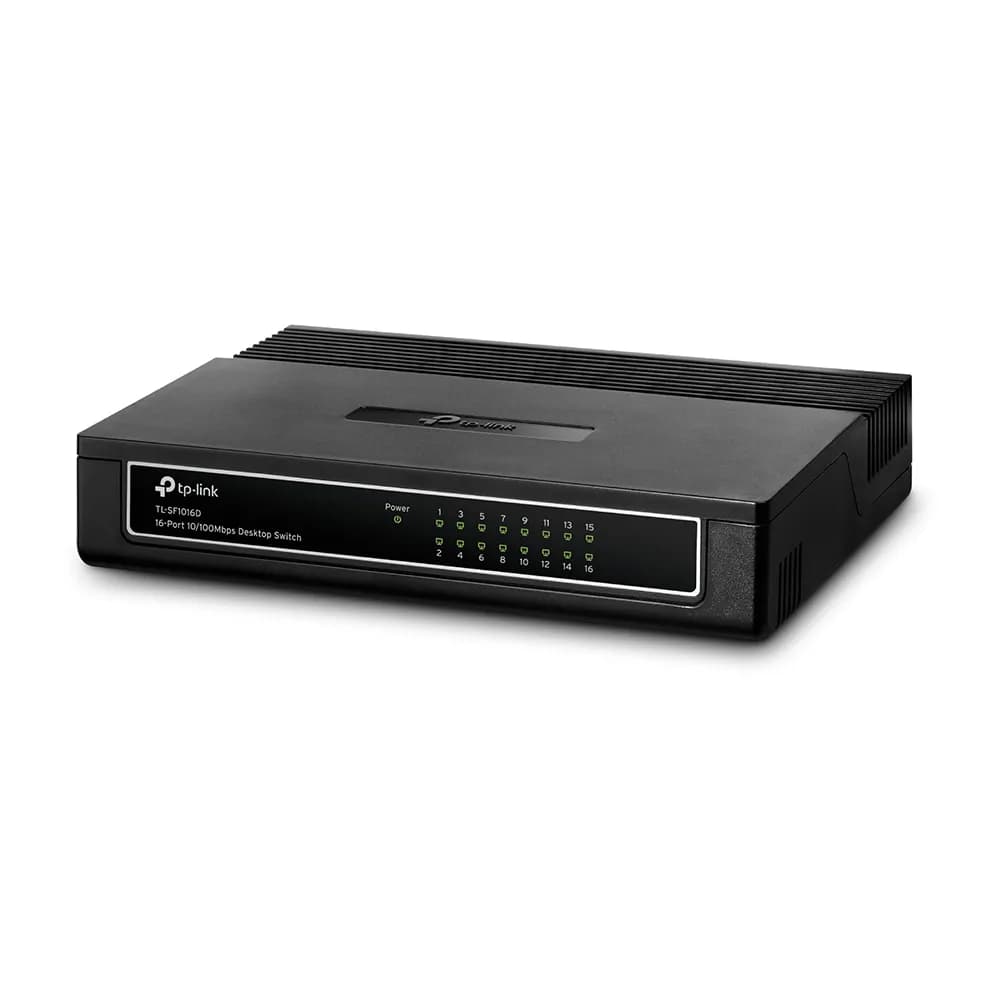 TP-Link TL-SF1016D dispositivo de redes Fast Ethernet (10/100) Negro 2