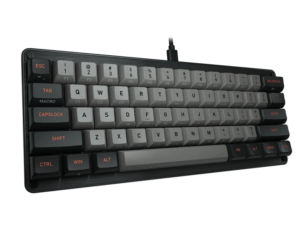COUGAR PURI MINI teclado Juego USB QWERTY Inglés Negro 4