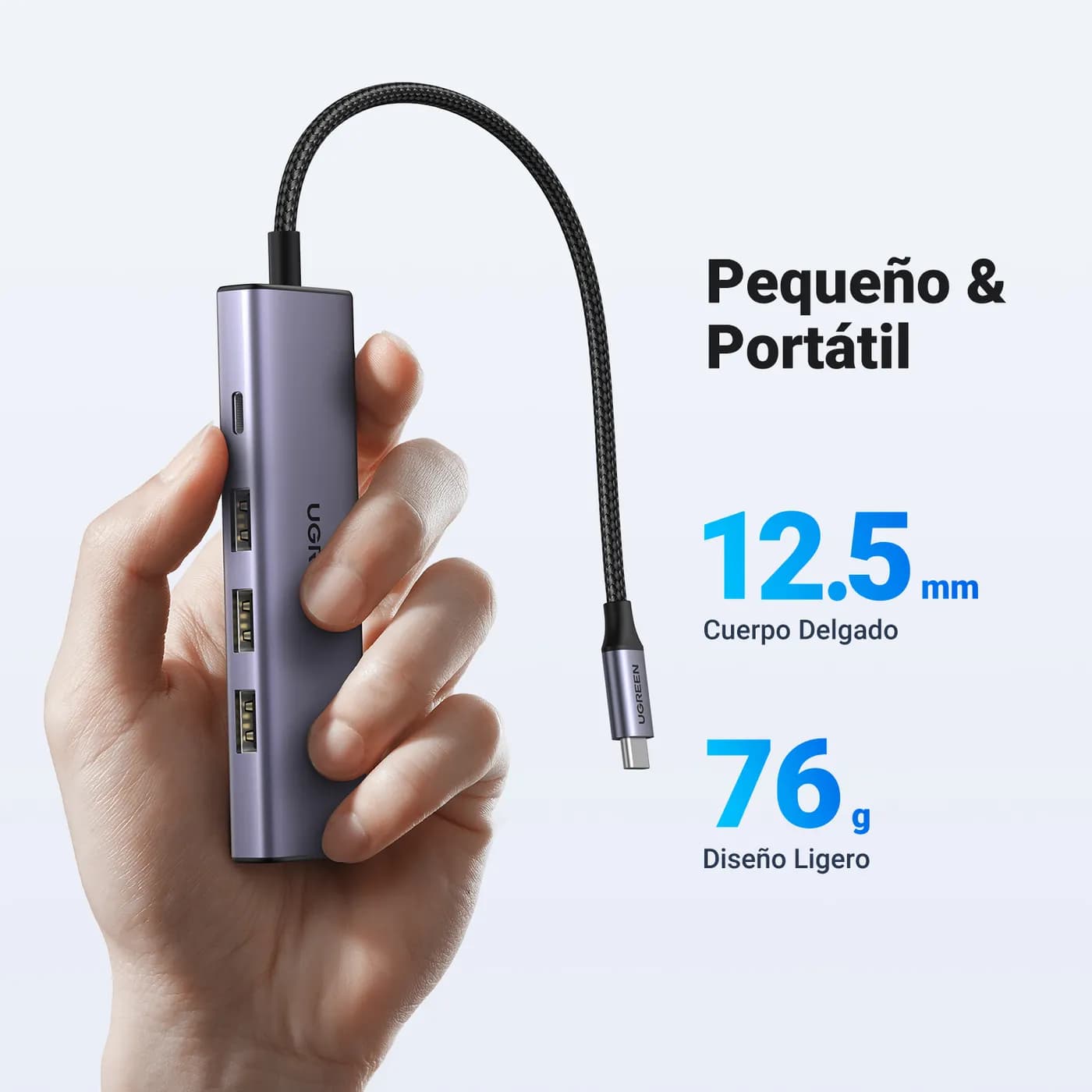 Ugreen 15596 base para laptop o replicador de puertos Alámbrico USB 3. 19