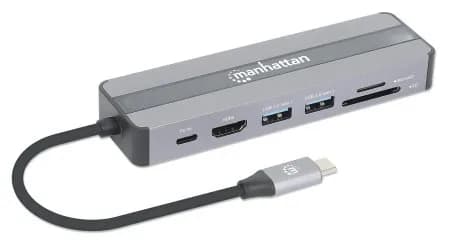 Manhattan 153928 base para laptop o replicador de puertos Alámbrico US 6