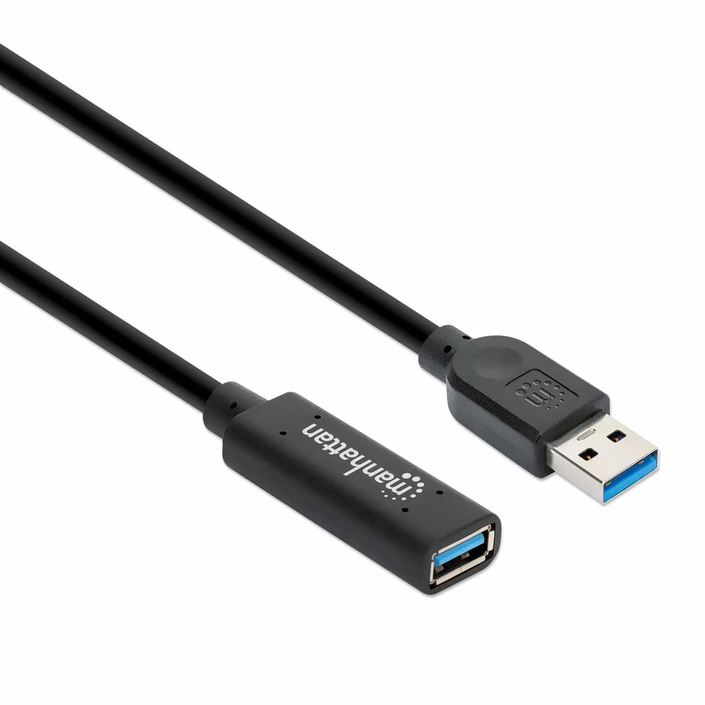 Manhattan 153737 cable USB USB 3.2 Gen 1 (3.1 Gen 1) 5 m USB A Negro 2