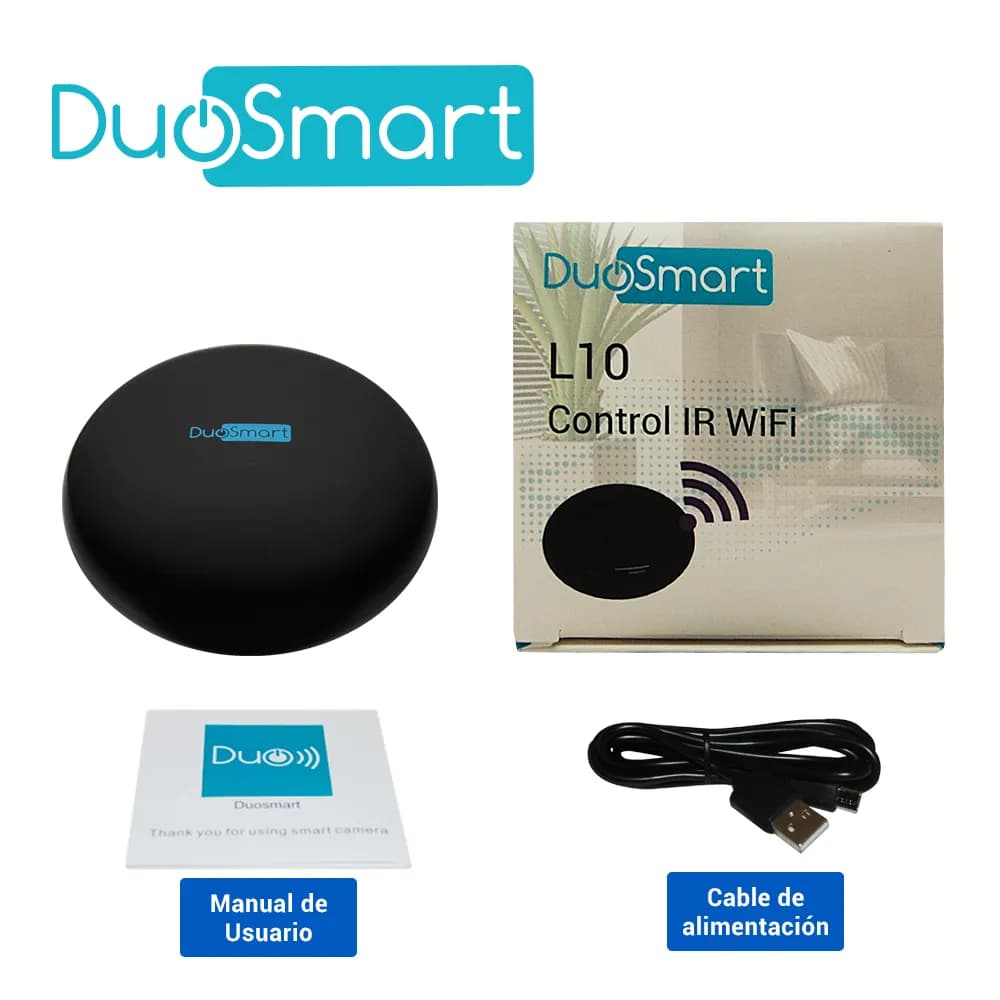 MODULO IR WIFI DUOSMART L10 CONTROLA EQUIPOS QUE USEN CONTROL REMOTO I 5