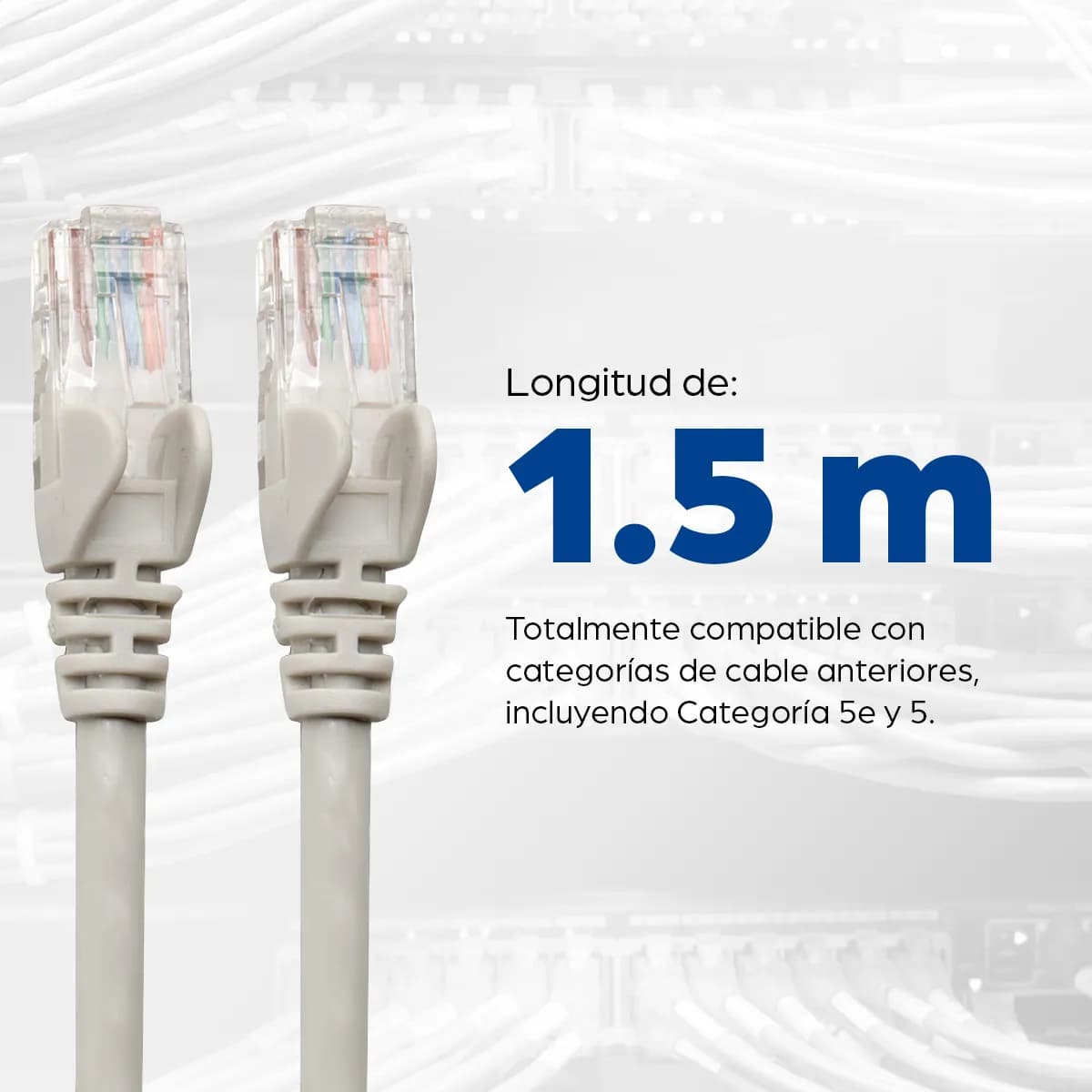 Intellinet Cable de red Cat6, UTP 5