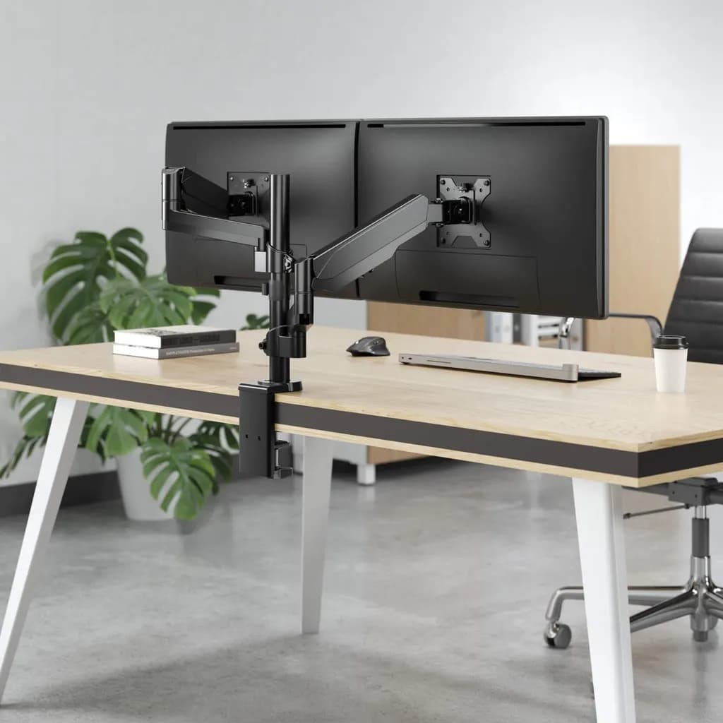 Manhattan Soporte universal para dos monitores, con pistón a gas 7