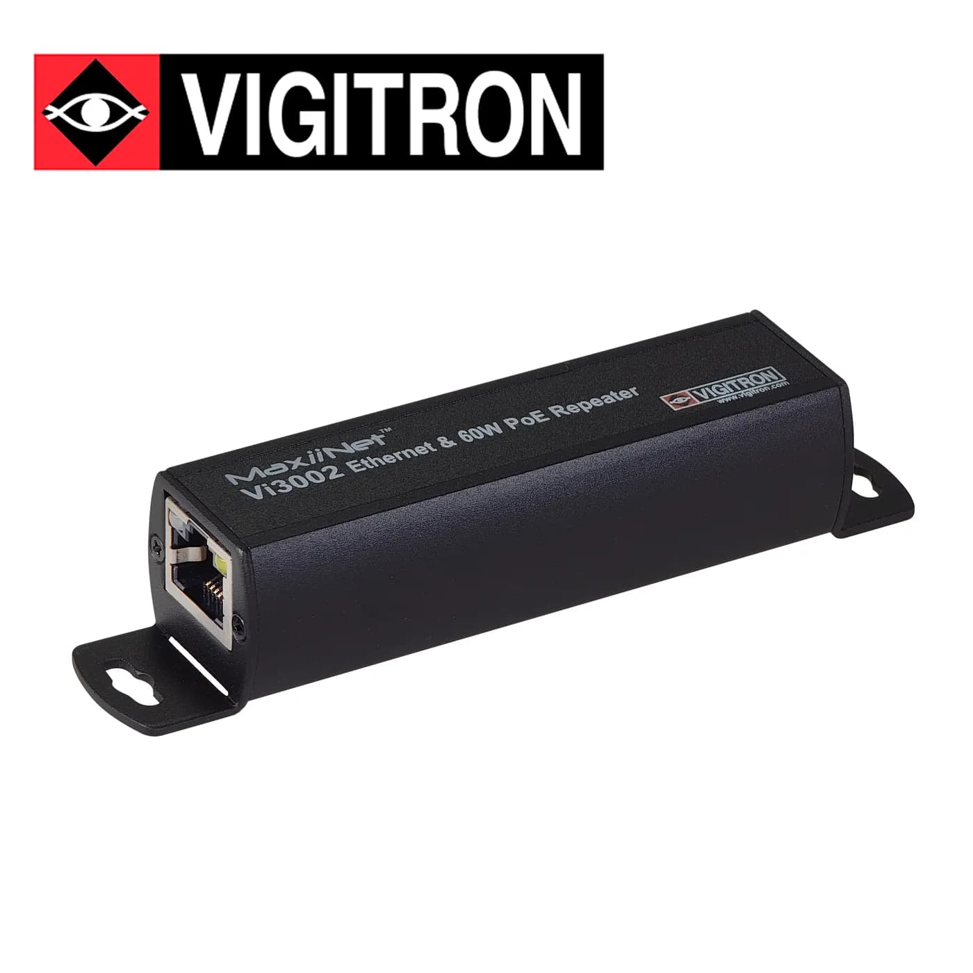 REPETIDOR POE VIGITRON  VI3002 / 10M /100M EXTIENDE SEÑAL POE DE 60W H 3