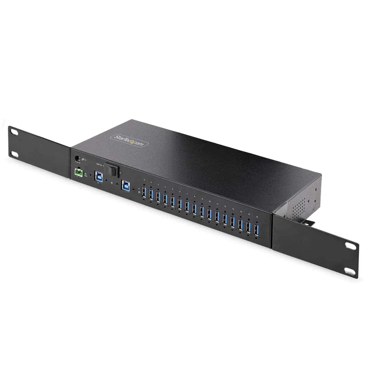 StarTech.com Hub USB 3.0 5Gb de 16 Puertos Industrial - Metal - Montaj 8