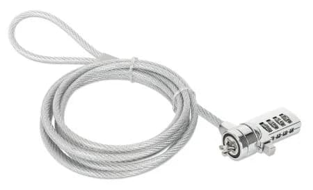 Manhattan 440448 cable antirrobo Plata 2 m 2