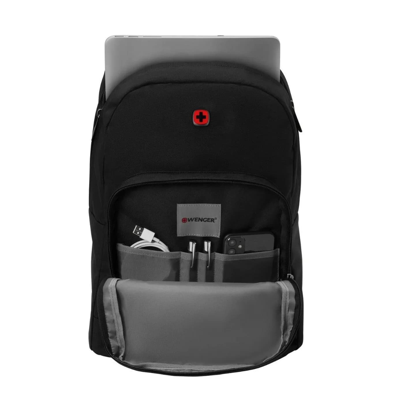 WENGER BACKPACK CRANGO 16" NEGRA/ROJO 5
