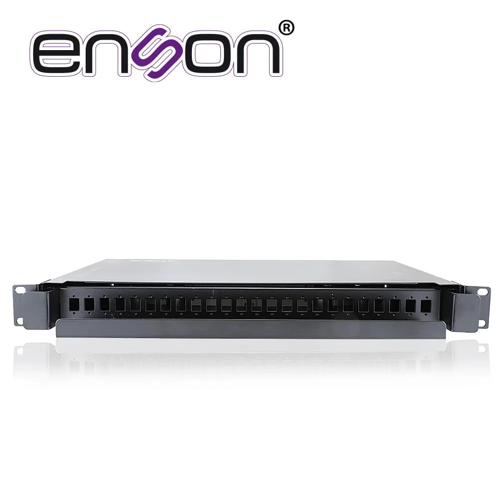 DISTRIBUIDOR DE FIBRA OPTICA ENSON ENS-ODF8002 CONECTORES TIPO SC APC  3