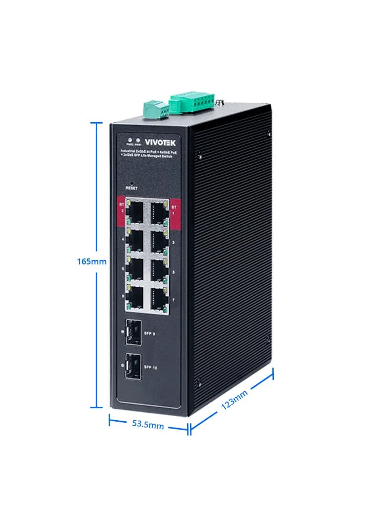 VIVOTEK AWIHB1040EXT - Kit Switch PoE AW-IHB-1040 y Gabinete AT-CAB-00 4