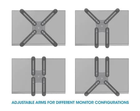 Manhattan Kit adaptador de montaje para monitores no VESA 5